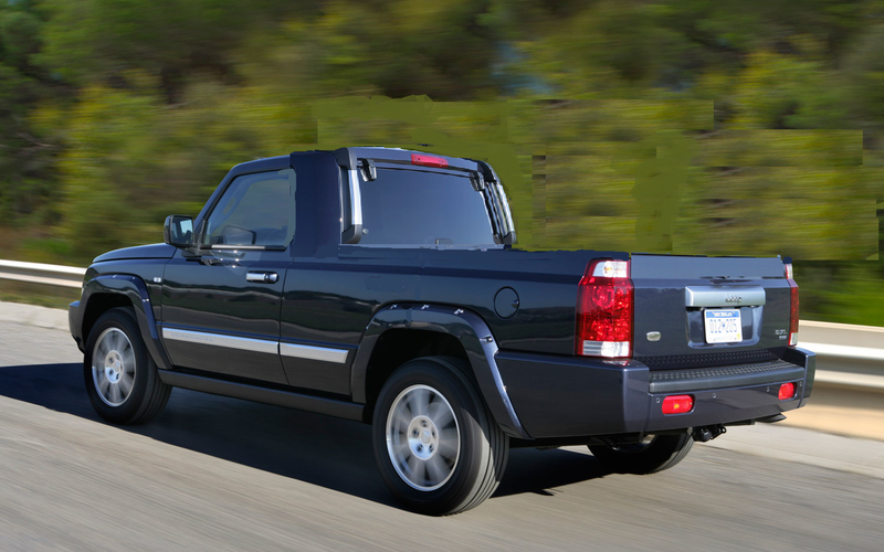 Illustration for article titled What if? (Jeep Commander Pickup in MSPaint)